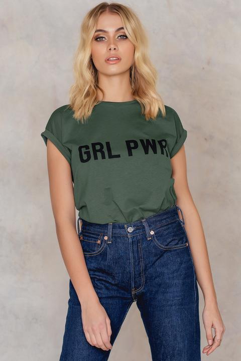 Grl Pwr T-shirt Green