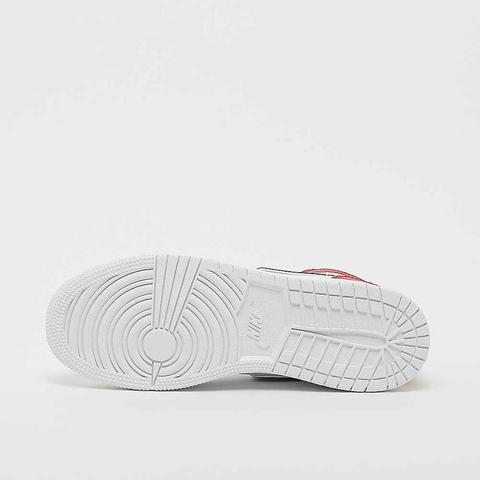 Air Jordan 1 Mid White/black/gym Red 