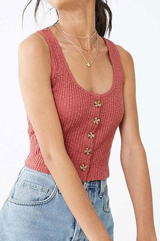 forever 21 cropped tank tops