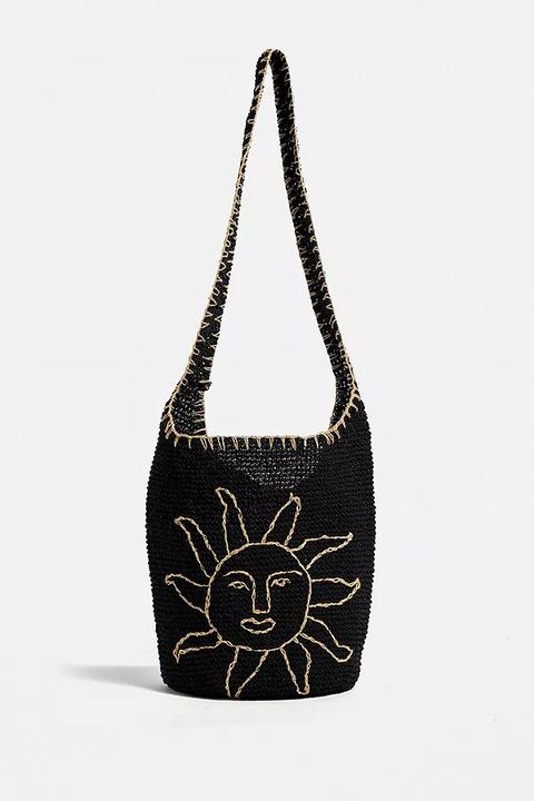 Uo Knit Slouch Tote Bag - Black All At Urban Outfitters