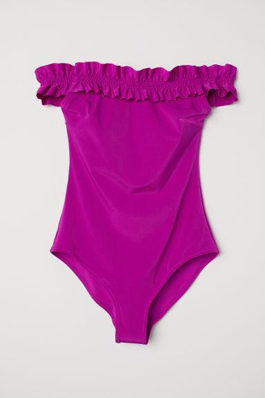 Traje De Baño Sin Hombros