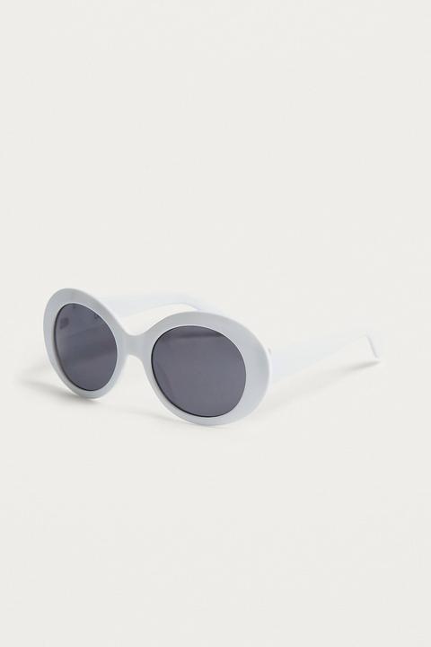 Uo 'kurt' White Sunglasses - Mens All