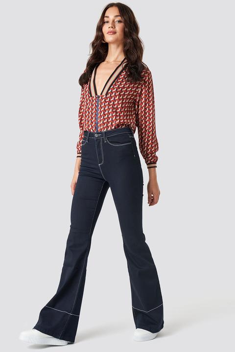 High Waist Flare Jeans