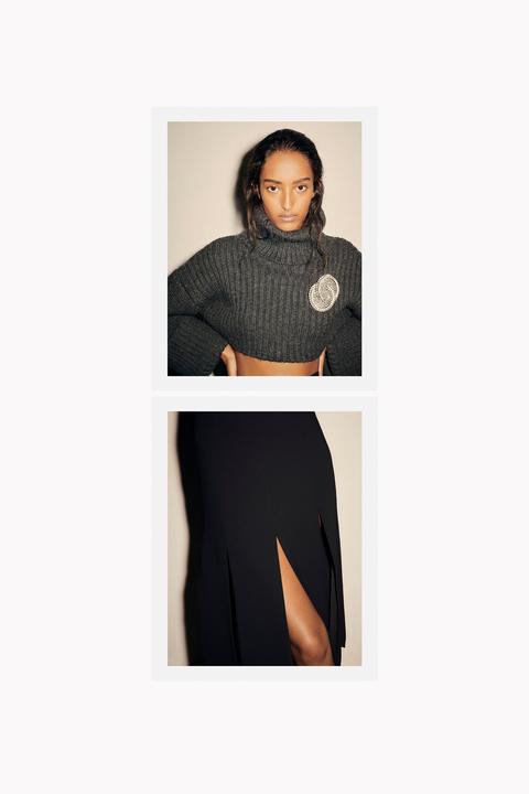 Skirt With Slit Detail