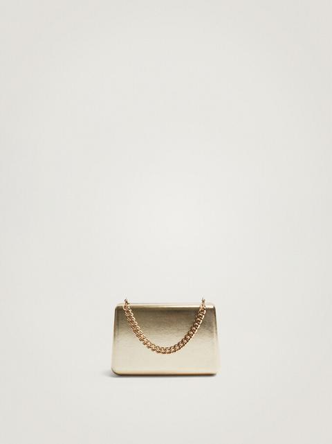 Clutch Metalizado Con Cadena