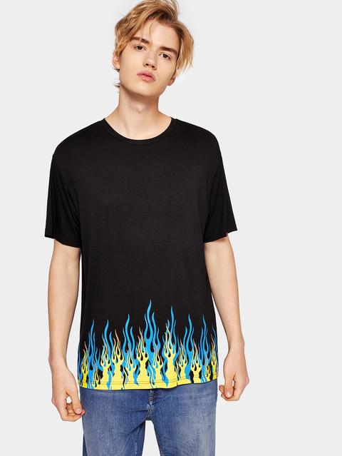 1plus1 Guys Fire Print Tee