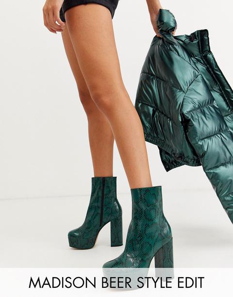 asos platform ankle boots