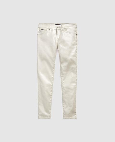 Polo Ralph Lauren - Pantalón Encerado Niña En Blanco de Corte Ingles en 21