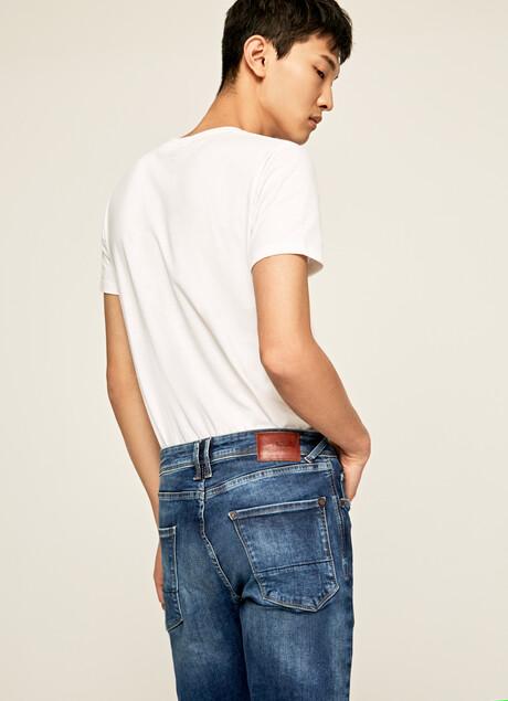 finsbury skinny fit low waist jeans