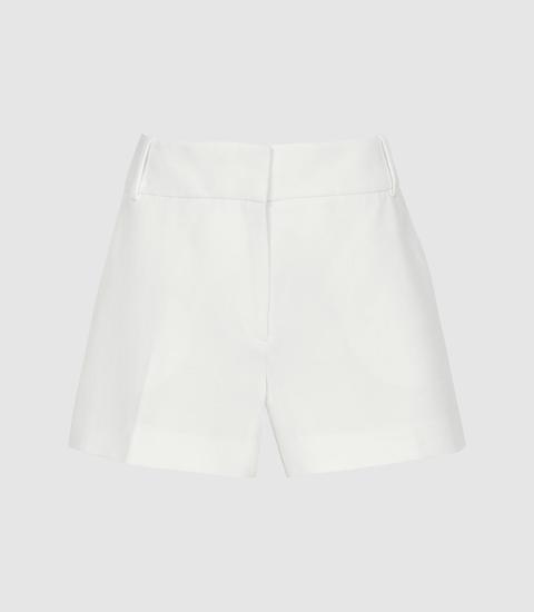 Reiss Lyla - Tailored Shorts In White