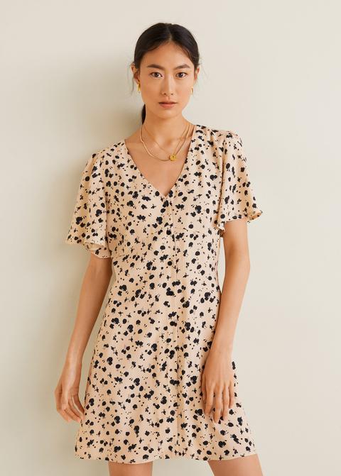 Vestido Estampado Vuelo