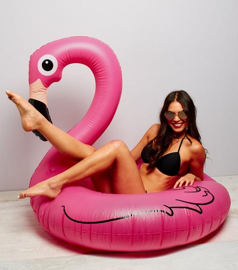 Pink Flamingo Inflatable Pool Float