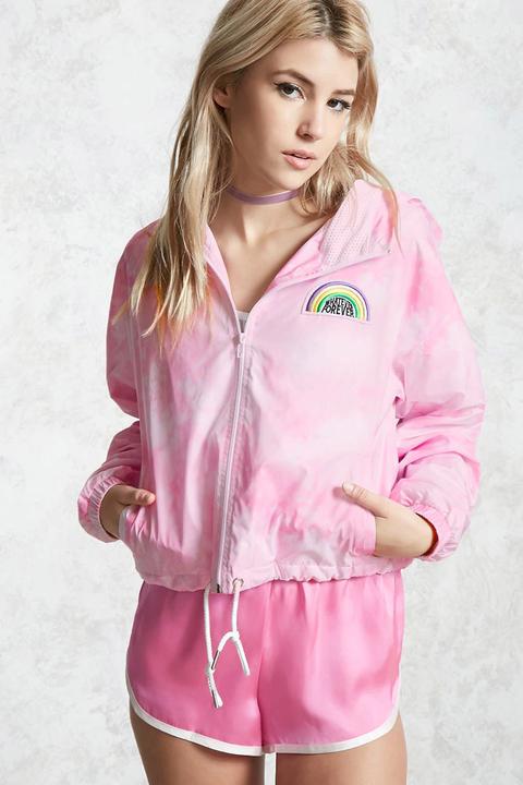 Rainbow Patch Windbreaker