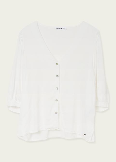 Blusa Lucia C/p Manga Abullonada