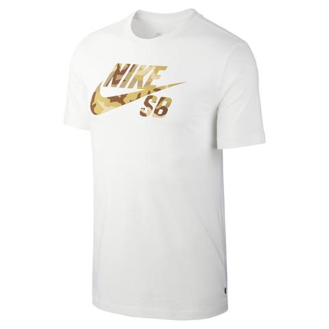 estante que te diviertas Caballero Nike Sb Logo Skate T-shirt - White de Nike en 21 Buttons