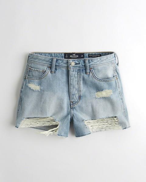 Mädels High Rise Boyfriend-jeans-shorts