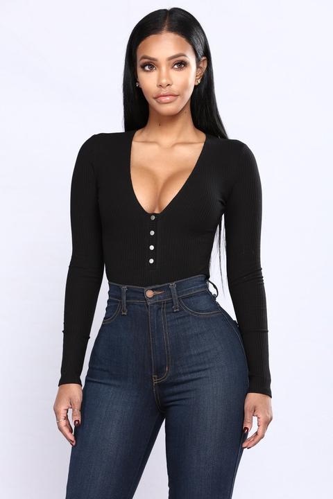 Carnaby Bodysuit - Black