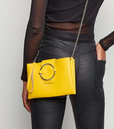 new look yellow bag