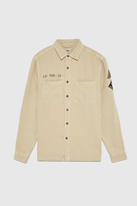 Sobrecamisa Parches