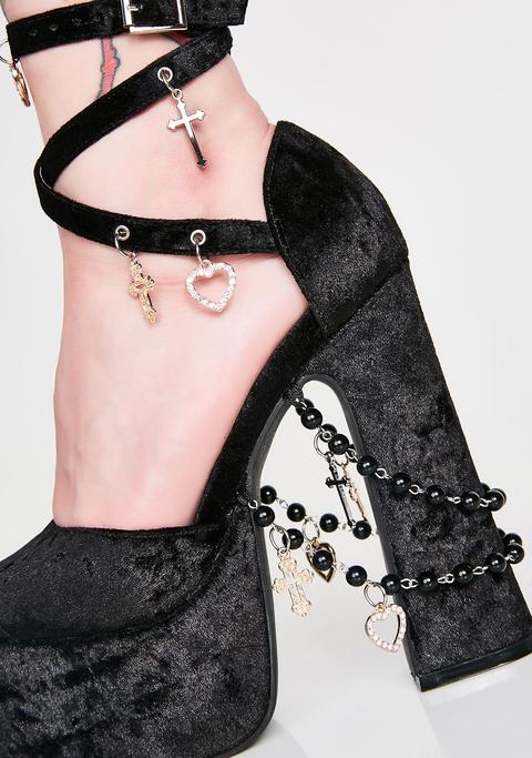 Unholy Revelation Platform Heels from Dolls Kill on 21 Buttons