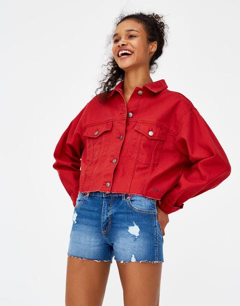 Shorts Denim Strappi