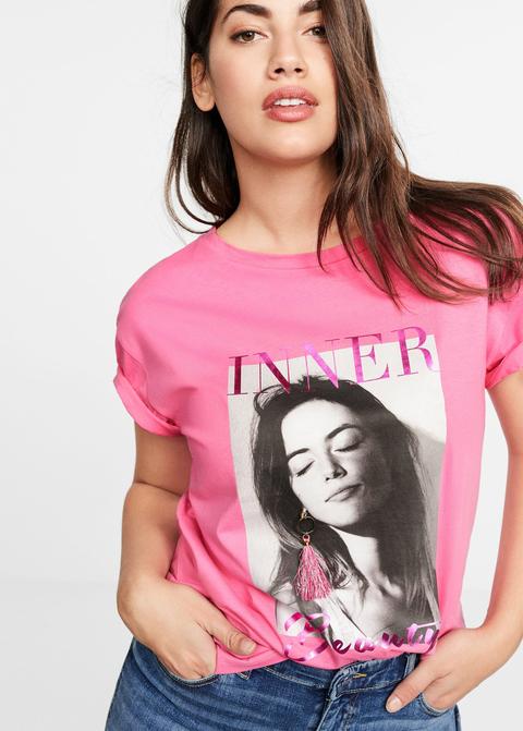 Camiseta Estampada Abalorio
