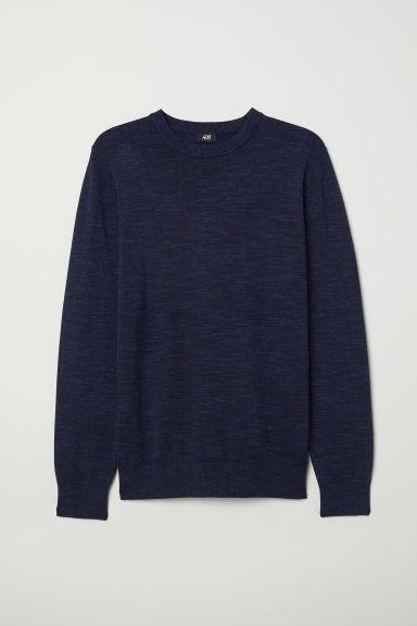 H & M - Pullover In Maglia Fine - Blu
