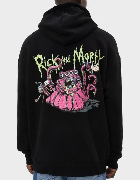 rick and morty sweatshirt bershka
