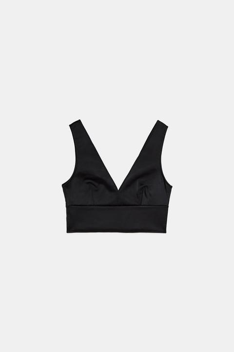 Top Bralette from Zara on 21 Buttons