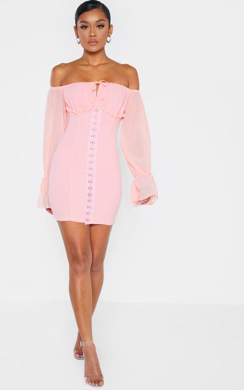 hook and eye bodycon dress