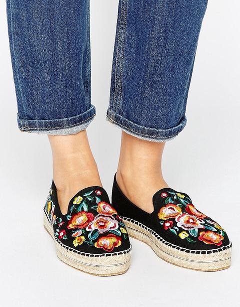 Alpargatas Bordadas June Flower De Asos