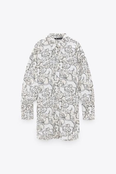 Camisa Oversize Estampada