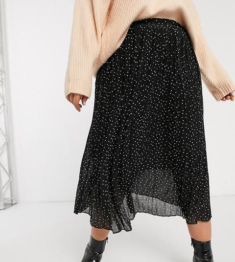 new look polka dot skirt