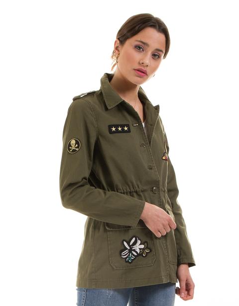 Parka Verde Parches Vmruby De Vero Moda | Buylevard