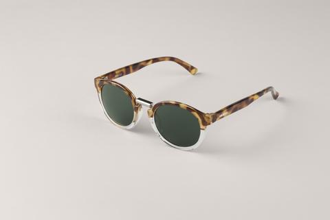 High-contrast Tortoise/transparent Fitzroy With Classical Lenses
