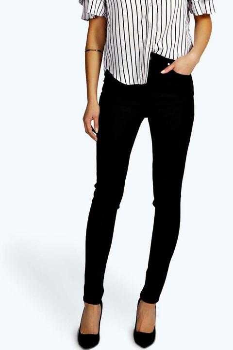 High Waisted Skinny Tube Jeans