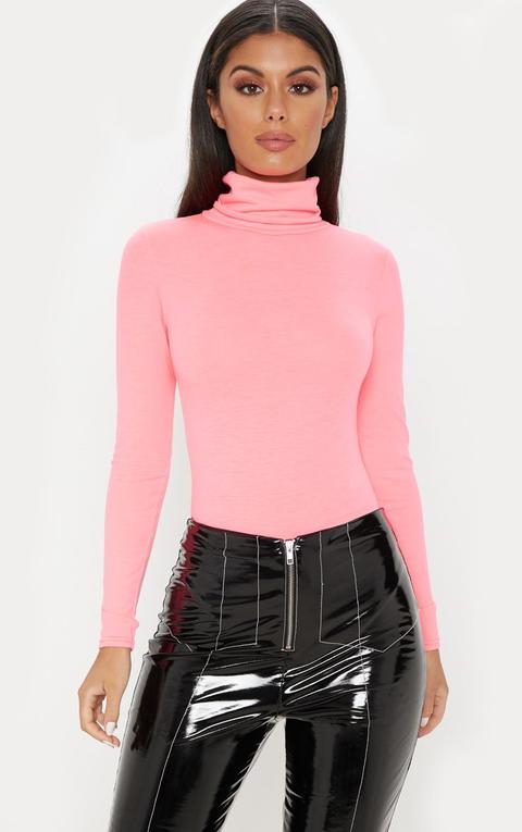 pink long sleeve body suit