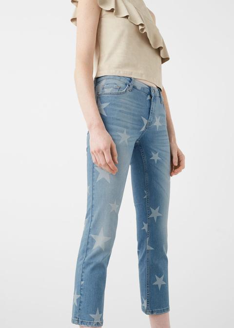 Jeans Relaxed Crop Star