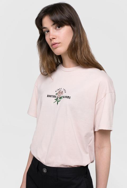 Camiseta "kaotiko Blooms" Rosa