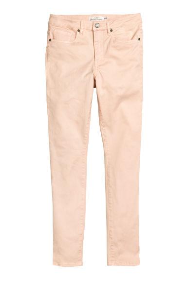 H & M - Pantaloni In Twill Cropped - Arancione