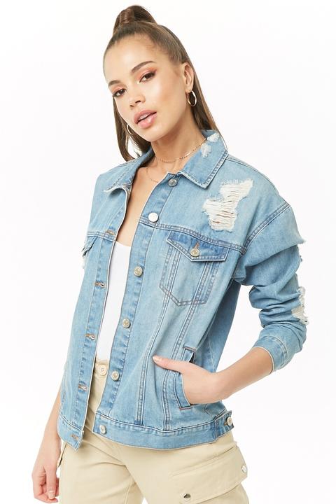 Jeansjacke Im Used