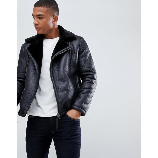 new look shearling jacket