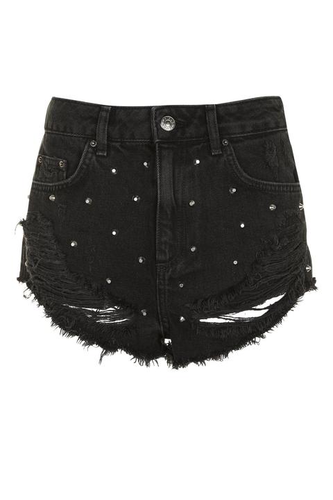 Moto Kiri Stud Shorts