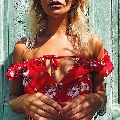 Dalyn Floral Off Shoulder Top