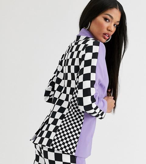 Asos Design X Christian Cowan - Blazer De Tailleur (ensemble) - Lilas-violet