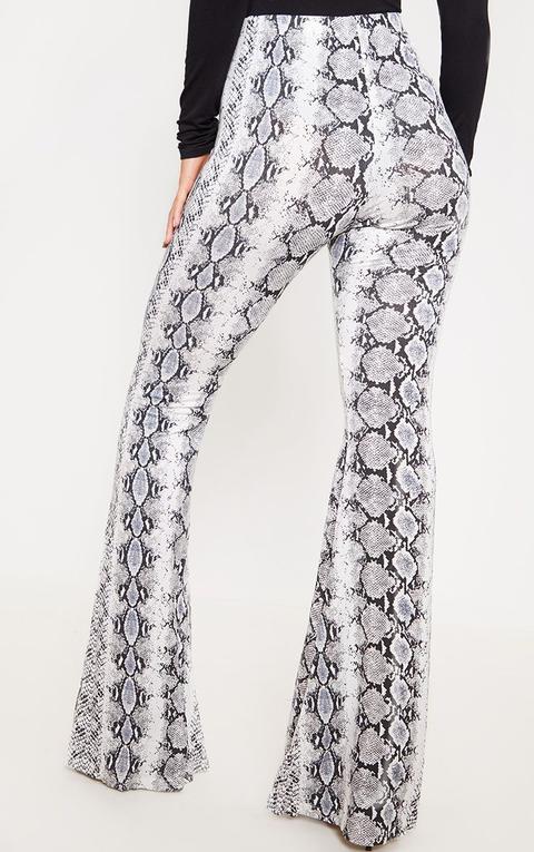 flare leg trousers