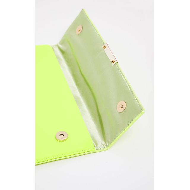 neon lime clutch