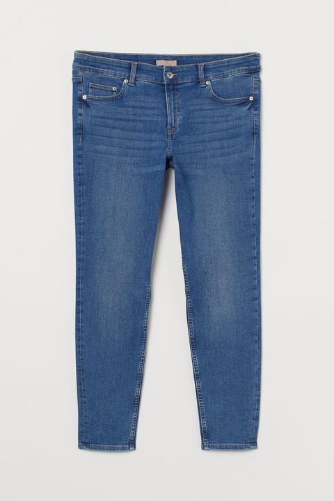 H & M+ Skinny Regular Jeans - Azul