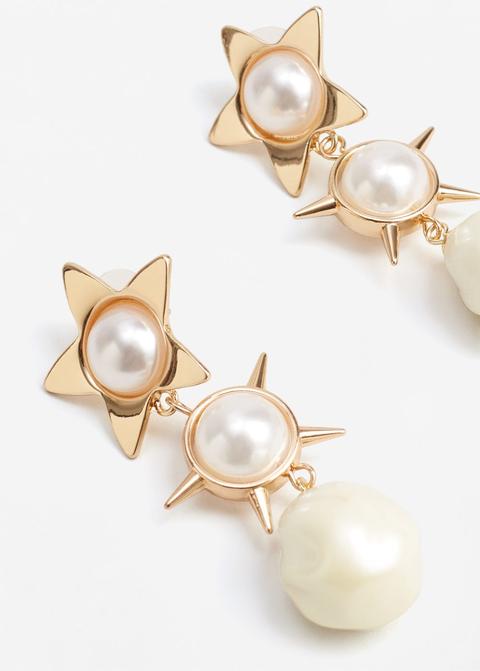 Pendientes Doble Perla