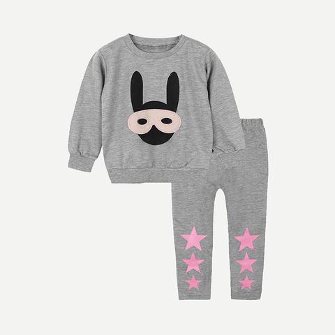 cartoon print sweatshirt